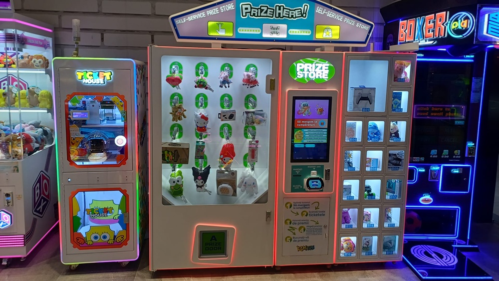 Ticket Eater Paired with Prize Store