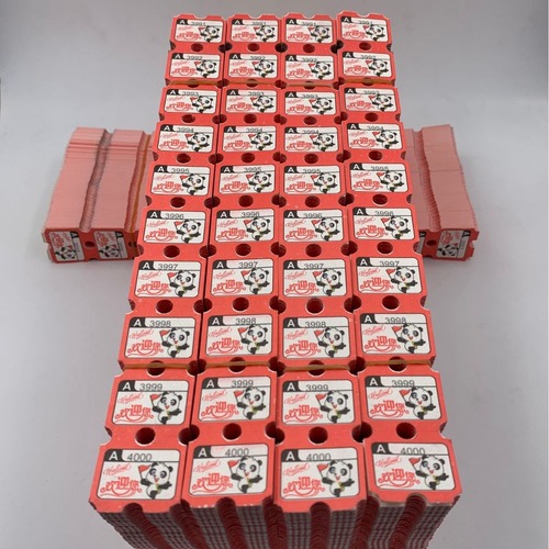 180g Paper Tickets Arcade Redemption Lottery Tickets