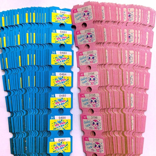 Custom Logo Redemption ticket