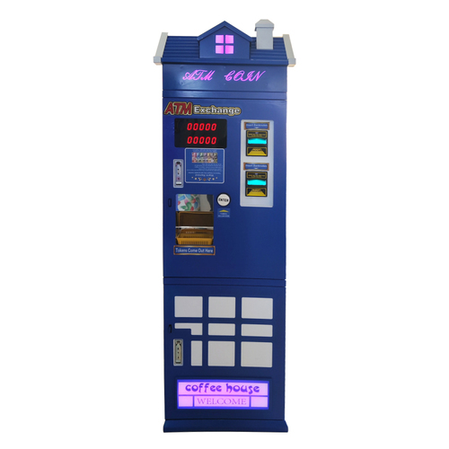 Double Hopper Blue Cottage Token Changer