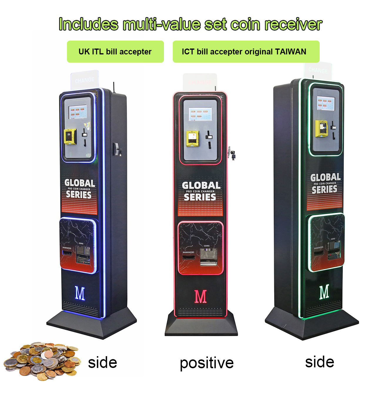 グローバルシリーズ Pro トークン交換機（CE 認証） - MAX GAMES