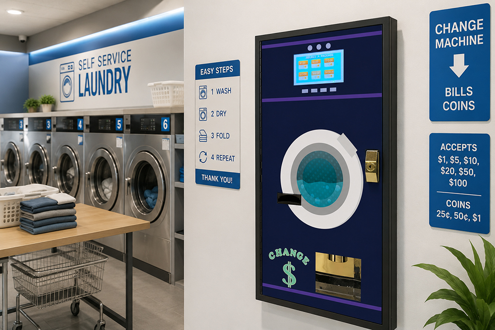 Laundromat Change Machine
