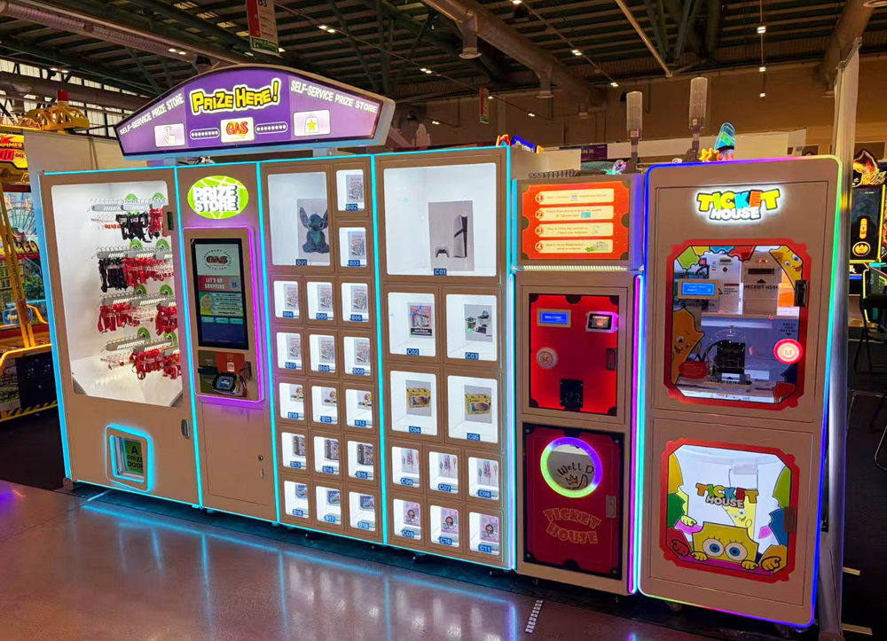ticket eater and prize store