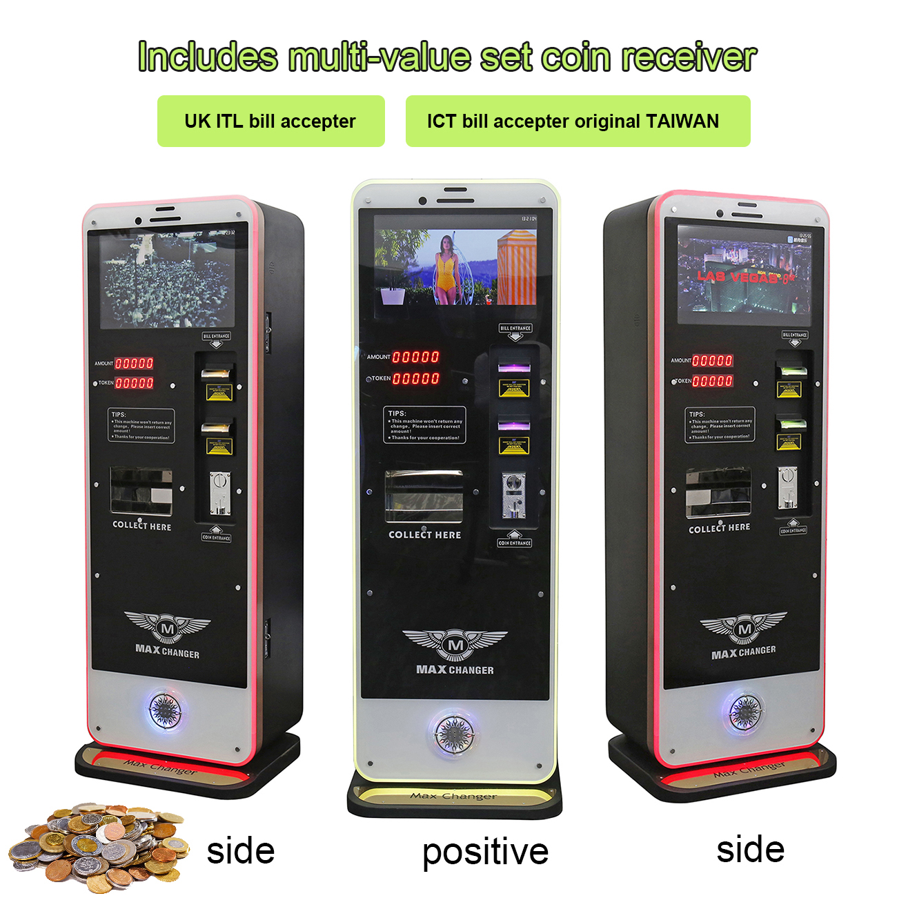 ダブルホッパー スーパースター コイン交換機 - MAX GAMES