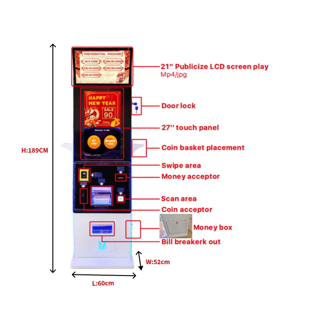オーダーメイド自動コイン交換機 - MAX GAMES
